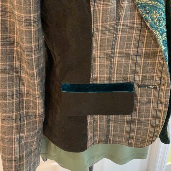 Christopher & bank patchwork blazer - size S - Picture 3 of 9